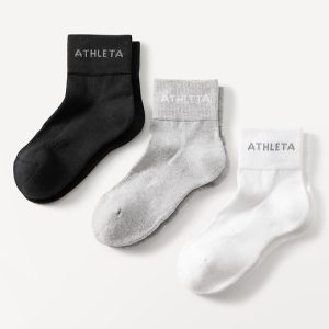 Athleta Everyday Quarter Crew Sock 3-Pack