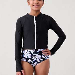 Athleta Girl Reversible High Rise Swim Bottom
