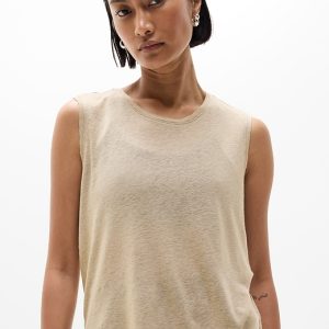 Getaway Linen Blend Muscle Tank