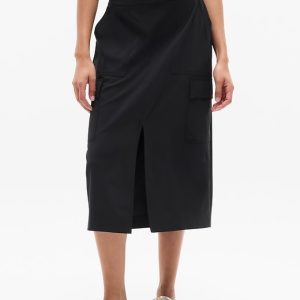 Brooklyn Heights High Rise Cargo Skirt
