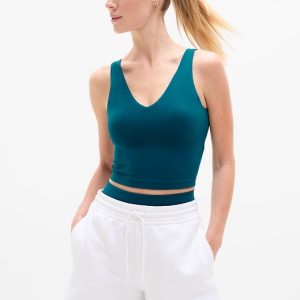 Transcend V-Neck Crop Sports Bra A-C