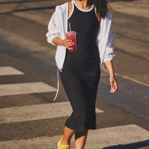 Signature Rib Maxi Dress