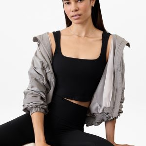 Transcend Square Neck Crop Sports Bra A-C
