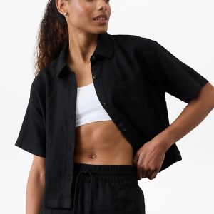 Retreat Linen Short Sleeve Shirt