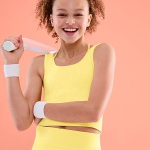 Athleta Girl Rise Above Rib Crop Tank