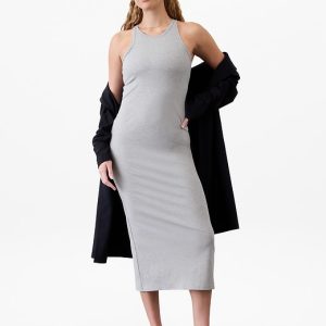 Signature Rib Maxi Dress