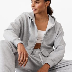 Forever Fleece Crop Full Zip