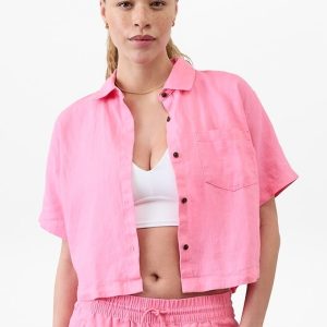 Retreat Linen Short Sleeve Shirt