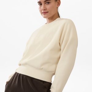 Athleta Embroidered Crew Sweatshirt