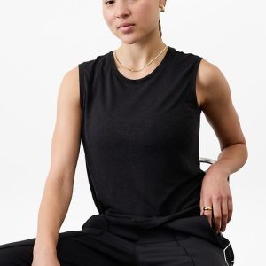 Getaway Linen Blend Muscle Tank
