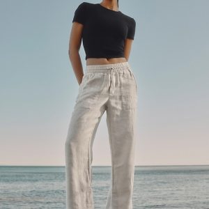 Signature Rib Crop Tee
