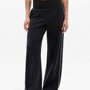 Venice High Rise Track Stripe Wide Leg Pant