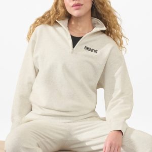 Power of She 1/4 Zip Sweatshirt