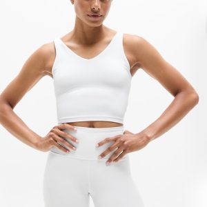 Transcend V-Neck Crop Sports Bra A-C
