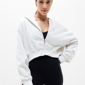 Forever Fleece Crop Full Zip