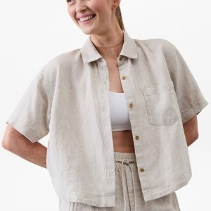 Retreat Linen Short Sleeve Shirt