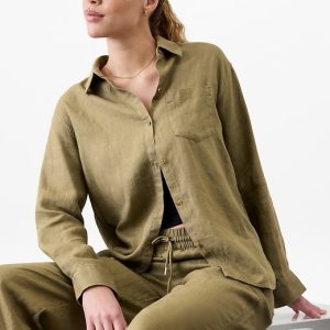 Retreat Linen Top