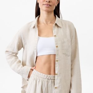 Retreat Linen Top
