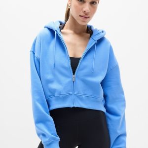 Forever Fleece Crop Full Zip
