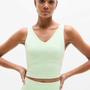 Transcend V-Neck Crop Sports Bra D-DD