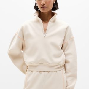 Forever Fleece 1/2 Zip High Hip Sweatshirt