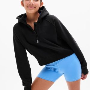 Athleta Girl All Day Half Zip Hoodie
