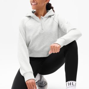 Athleta Girl All Day Half Zip Hoodie